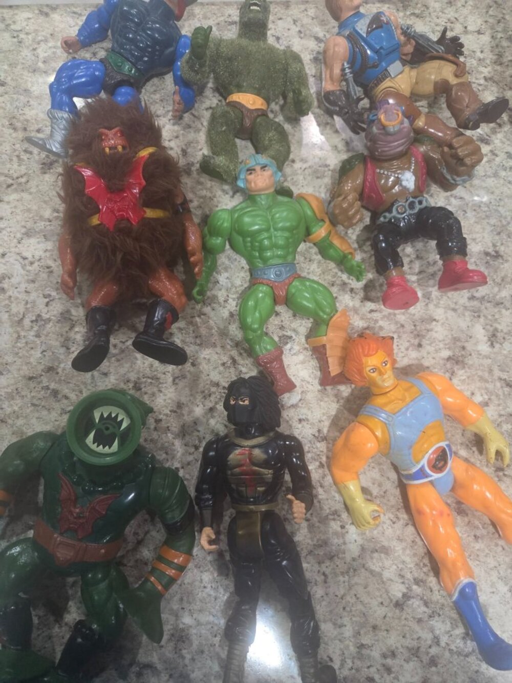 Huge lot of Vintage 80's Action Figures Toys He-man Thundercats Villains Masters